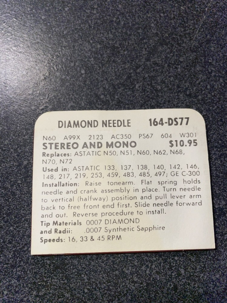 Superb Needle Diamond Needle 164-DS77