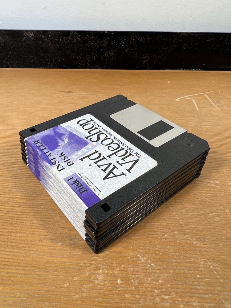 Avid VideoShop 3.0, 3.5” Disks For Mac Video Software, Apple Macintosh Computers