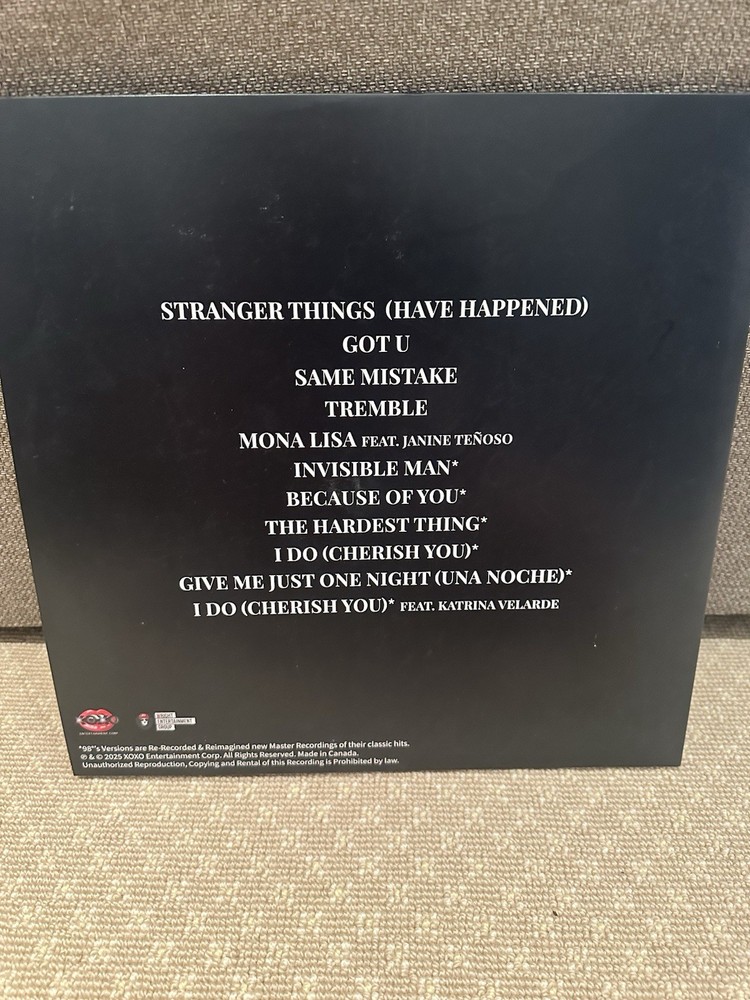 98 Degrees Signed Full Circle Vinyl