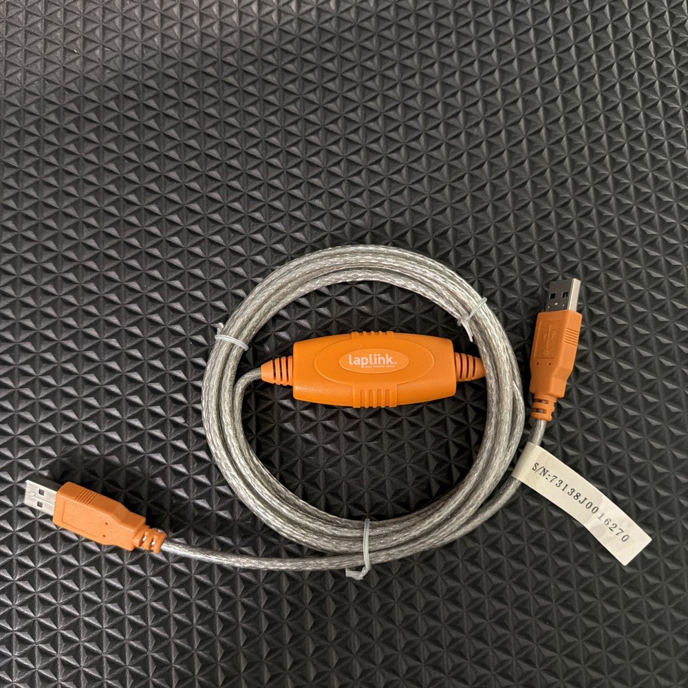 Laplink USB 8' USB 2.0 High-Speed Easy Transfer Cable for PC Mover Software