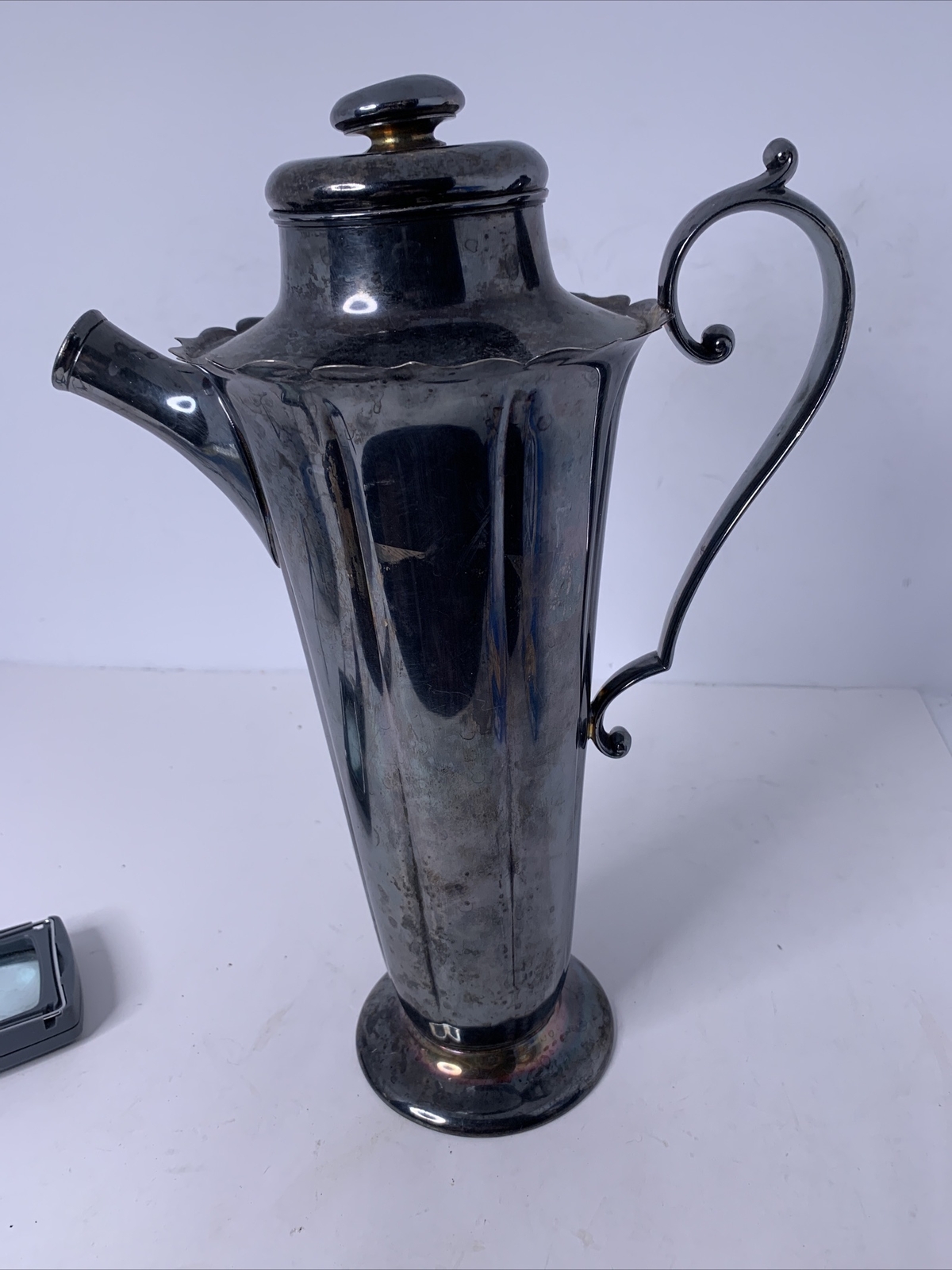 Antique 1920”s Early American Meriden Cocktail Shaker