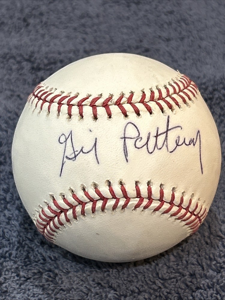 gil patterson signed baseball autograph ball auto y