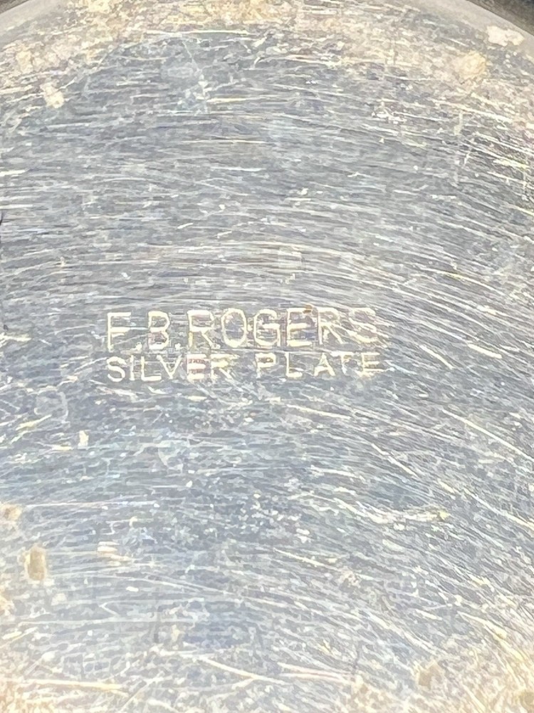 F.B. Rogers 1960s Silver Plate Revere-Style Nut Candy Salt Bowl, 3x1.75”