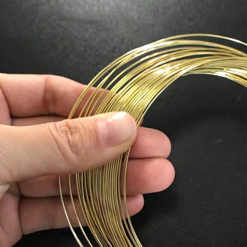 Brass Round Wire Bare Unplated Ø0.3mm -Ø5mm Diameter Jewelry Making / Wire Craft