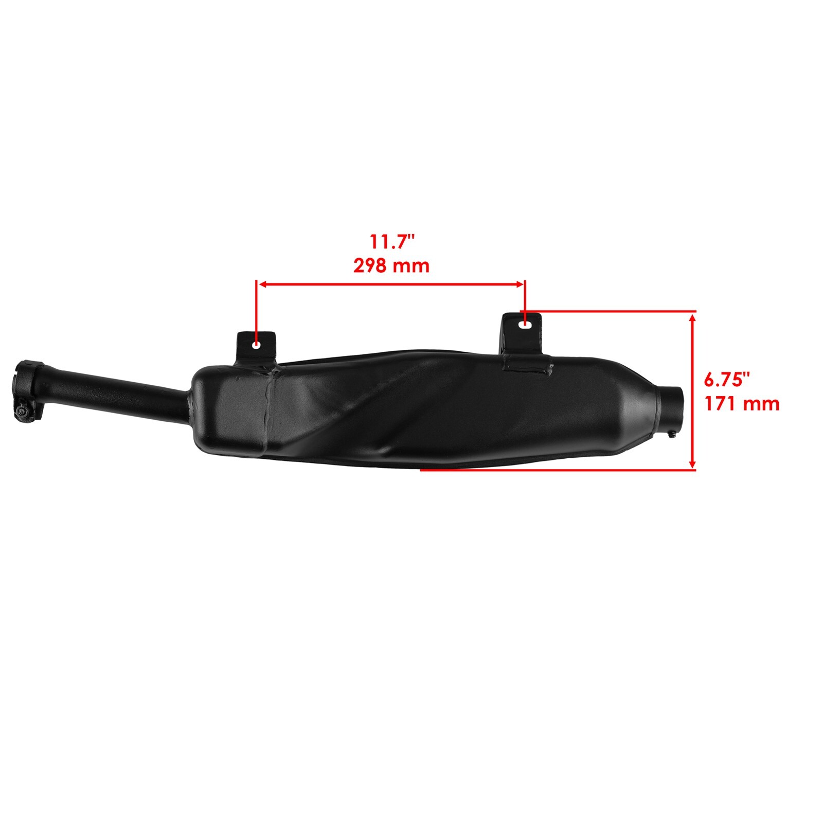 Exhaust Muffler w/ Gasket For Yamaha Big Bear 350 YFM350FW 4X4 1994-1997