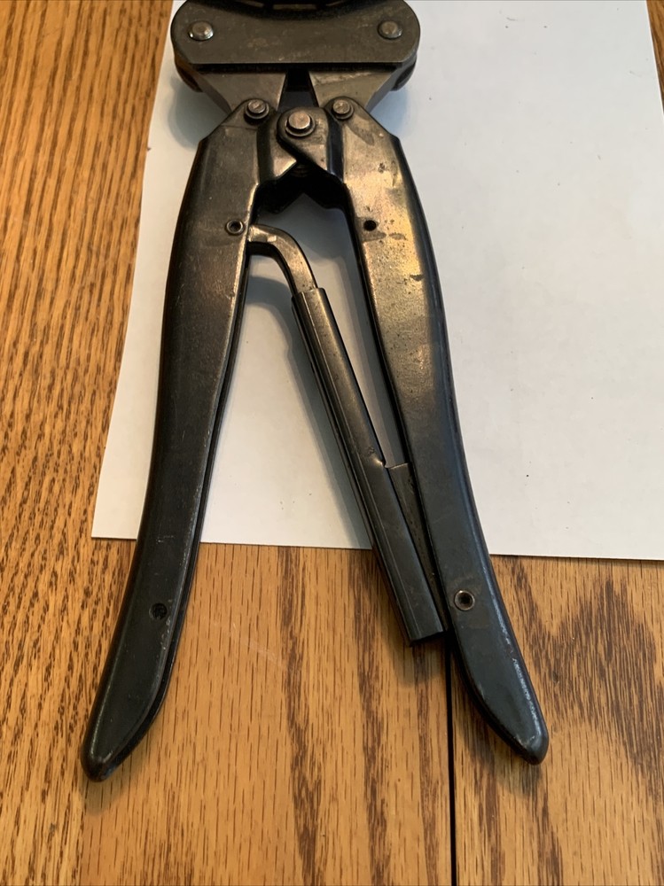 TYCO, Ratcheting, Hand Crimp Tool, AMP 656–1-E Type OB MOD-E Hand Crimp Tool