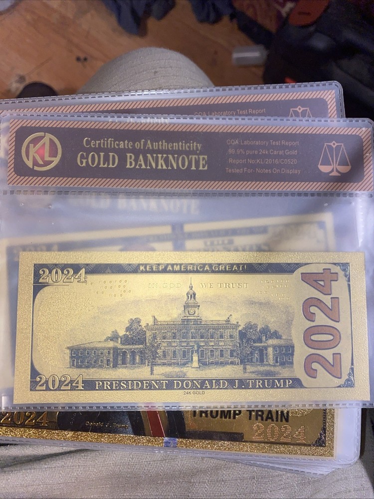 President Trump Gold Notes