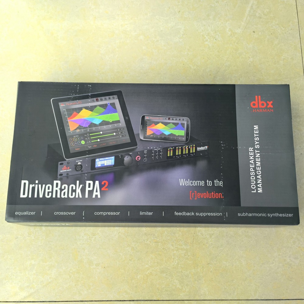 New dbx PA2 DriveRack Complete Loudspeaker Management System-PA2