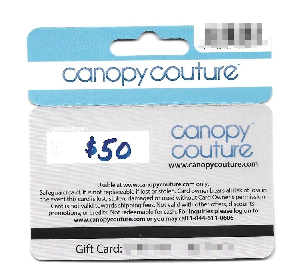 Canopy Couture $50 Gift Card