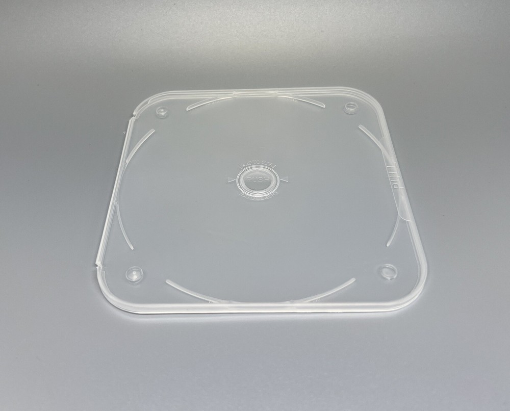 200 PCS NEW CLEAR DISCSAVER POLY CD DVD CASE CLAMSHELL SHELL CSHELL CASES, PSC14