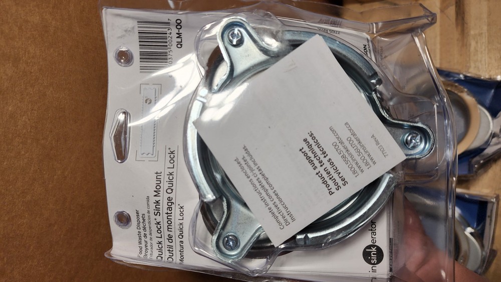 InSinkErator QLM-00 Chrome Quick Lock Sink Mount (Qty 4)