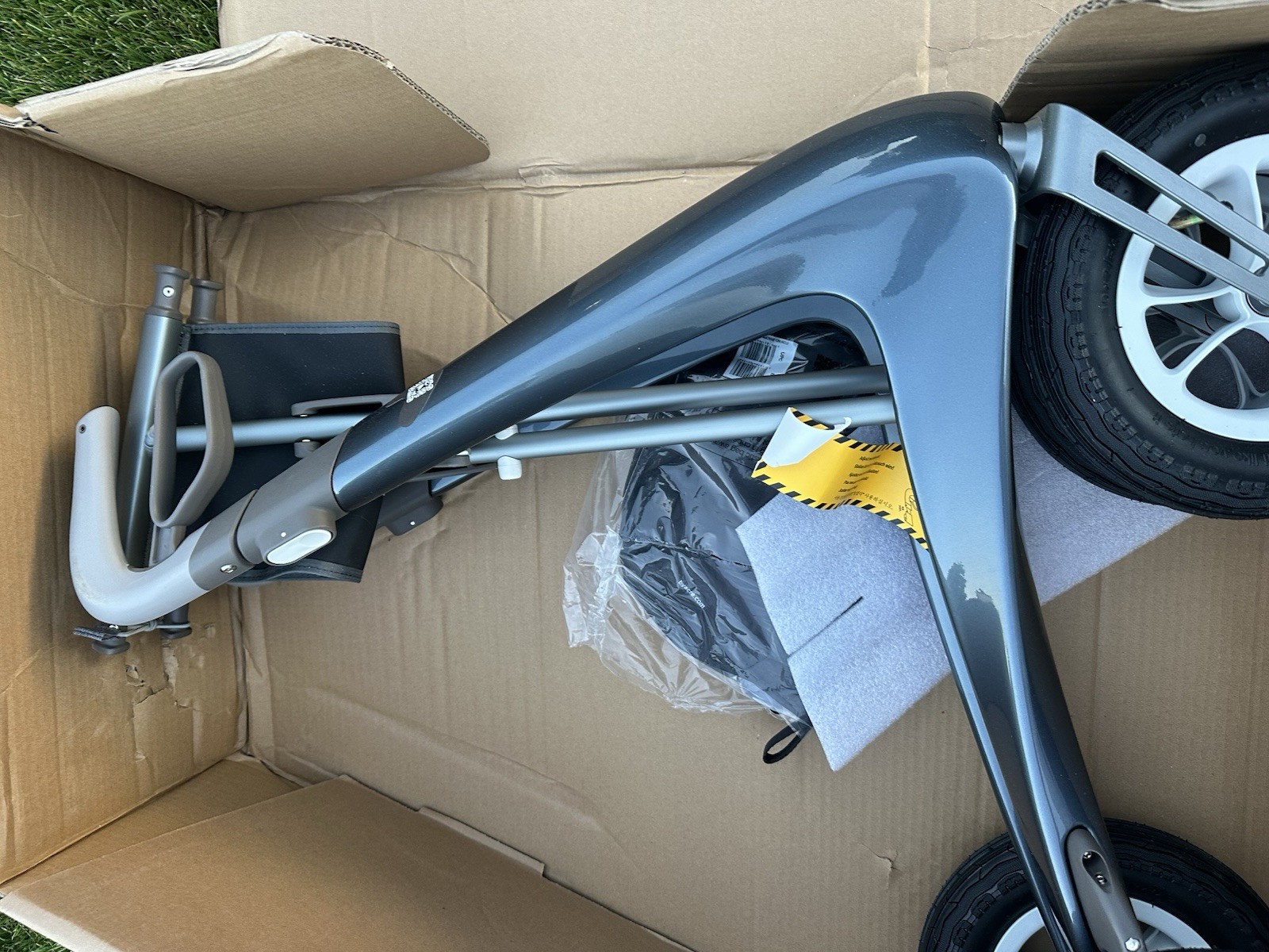 byACRE Carbon Overland Rollator All-Terrain Big Pneumatic Wheels Lightweight...