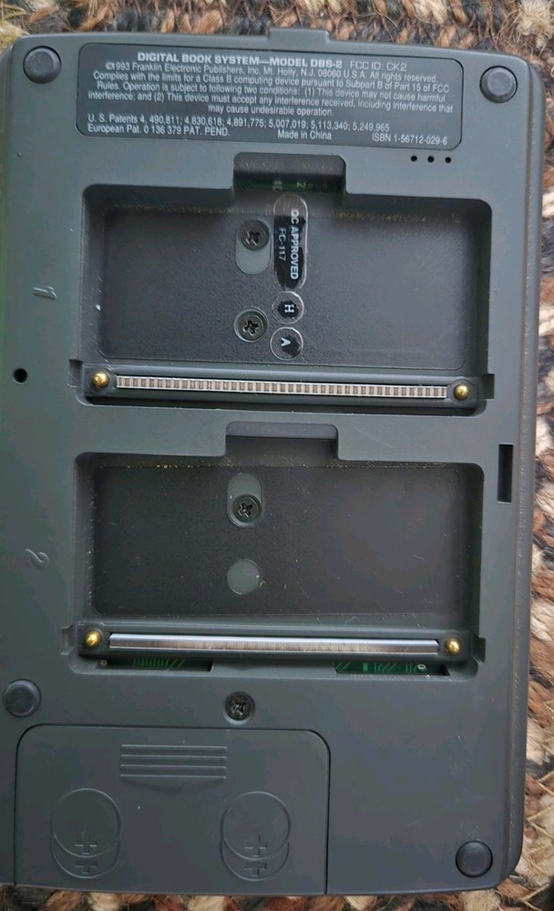 Franklin Digital Book System Physicians Desk Reference Model DBS-2