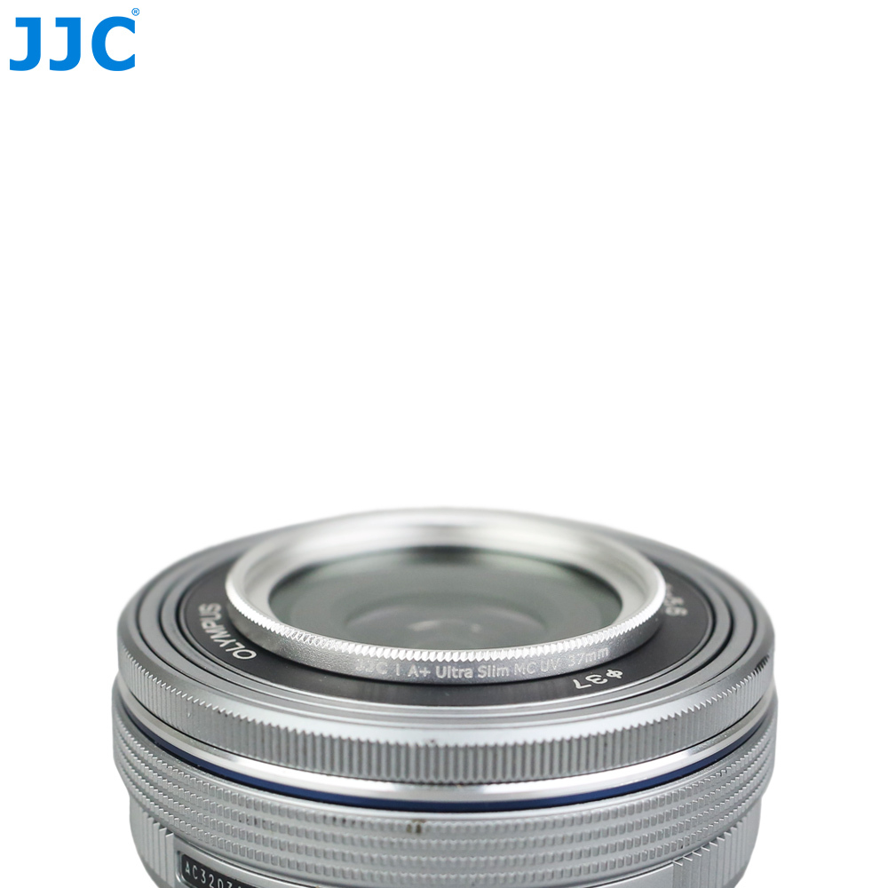 JJC Silver 37mm A+ Ultra Slim Frame Multi-Coated UV Filter Camera Lens Protector