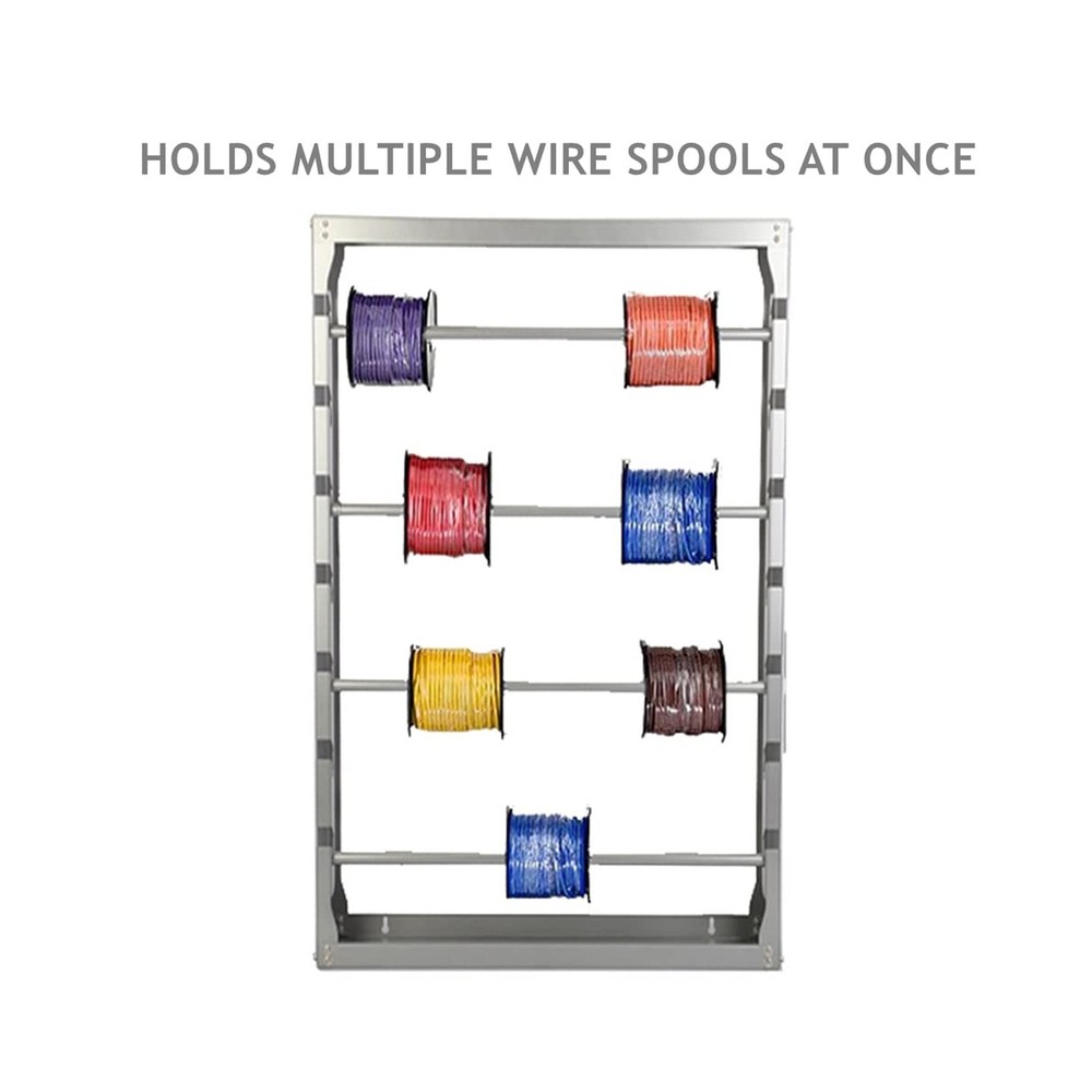 tonchean Wire Spool Rack, Wire Spool Holder Wall Mounted, Cable Dispenser wit...