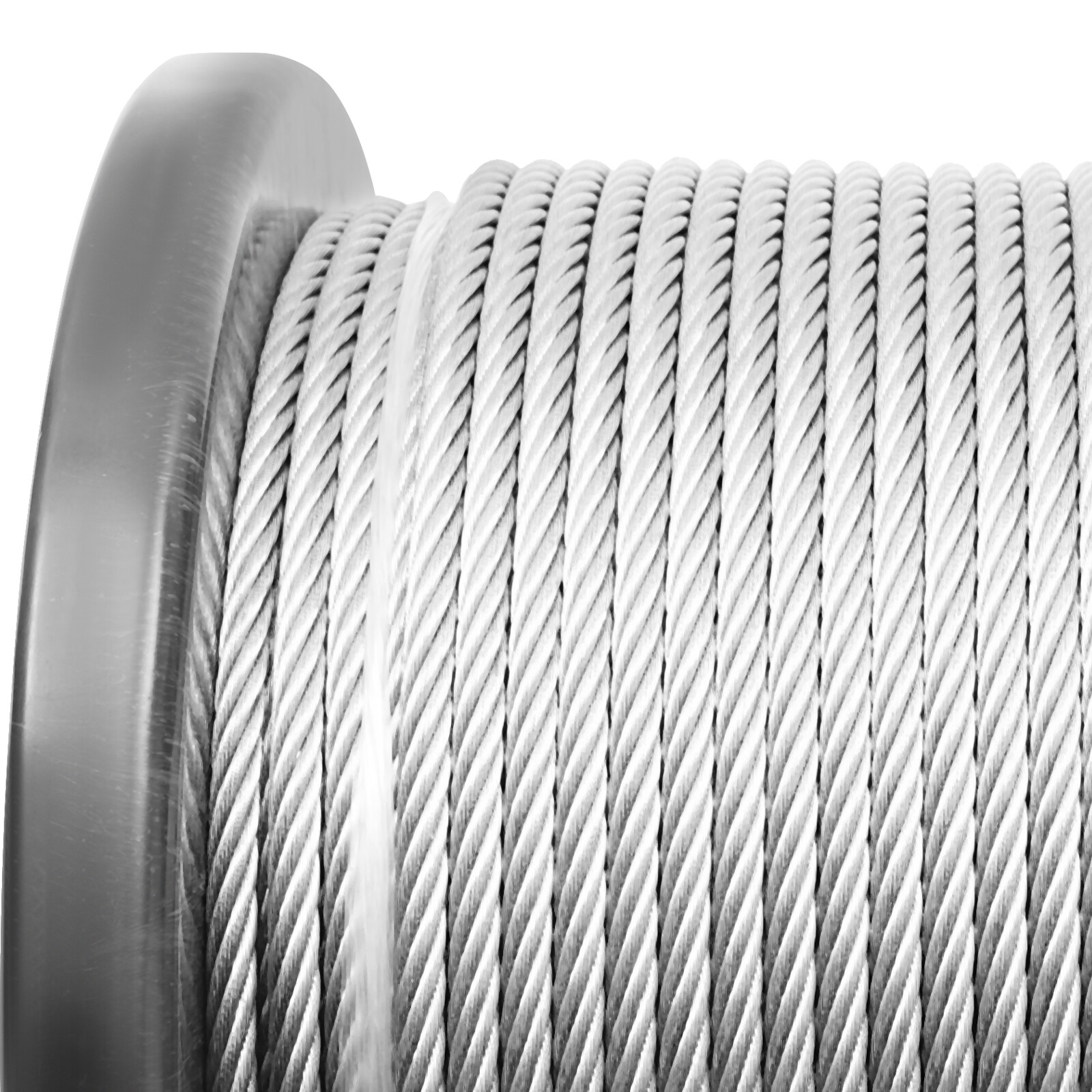 1/4 inch Stainless Steel Cable 300FT T304 7x19 Steel Wire Rope Aircraft Cable