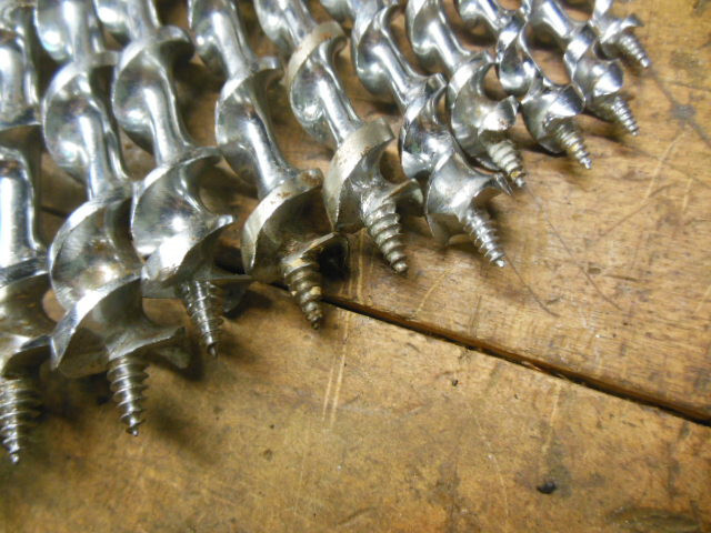 vintage Craftsman 13pc auger bit set clean solid center old boringl tool