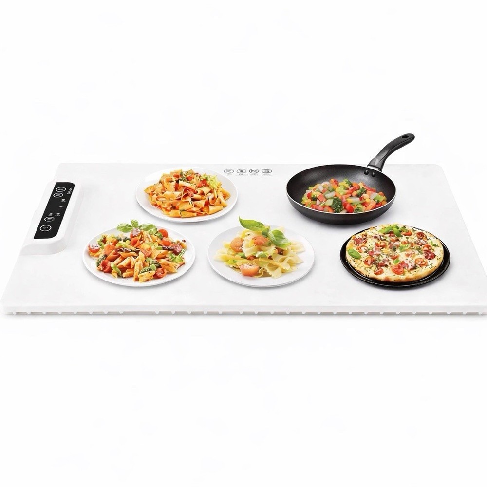 Food Warming Mat with Timer & Temp Control – Electric Large Heating Pad