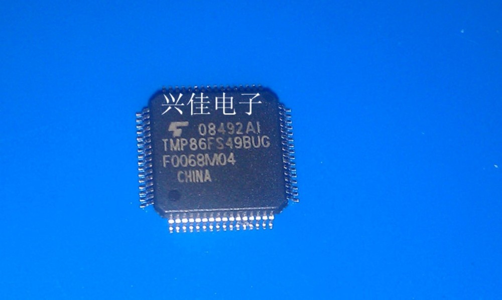 2pcs TMP86FS49BUG TQFP-64 8 Bit Microcontroller RH