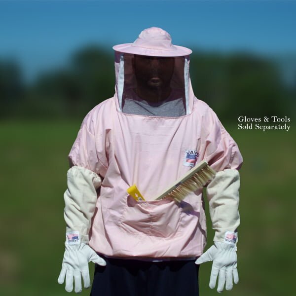 Pink Beekeeper Pullover Jacket - 3X Large, Stylish & Protective