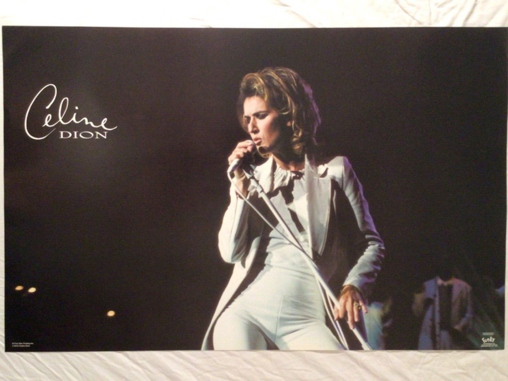 Celine Dion Poster Funky New Condition