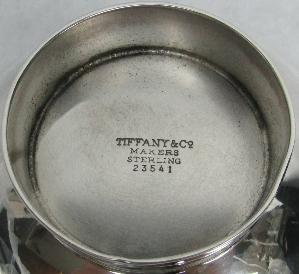 TIFFANY & CO STERLING SILVER 2 1/2" CANDY BOWL