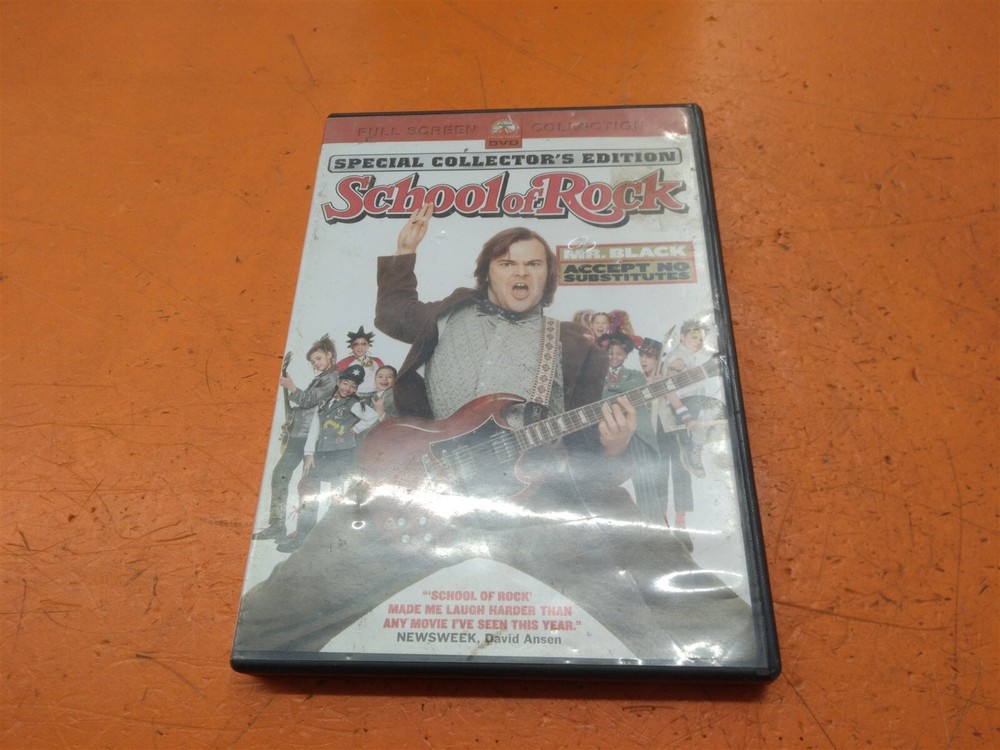 ⭐️⭐️⭐️⭐️⭐️ School Of Rock DVD Replacement Empty Case