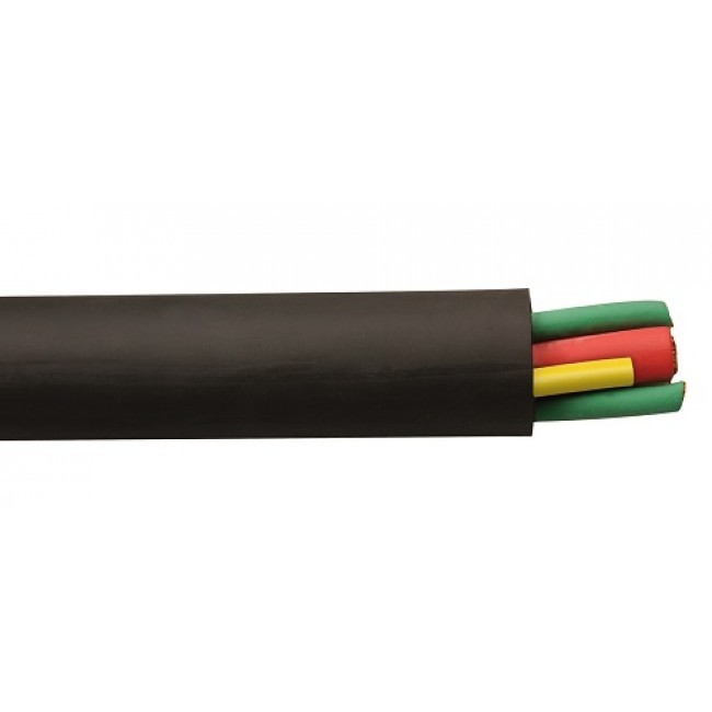 100' 4/3 Type G-GC Heavy Duty Round Portable Power Mining Cable Black 2000V