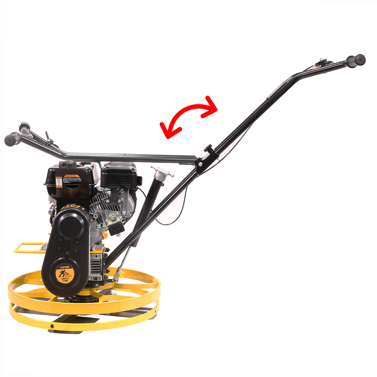 Stark USA 6.5HP Walk-Behind Trowel Concrete Cement Surface Smooth w/ Float Pan