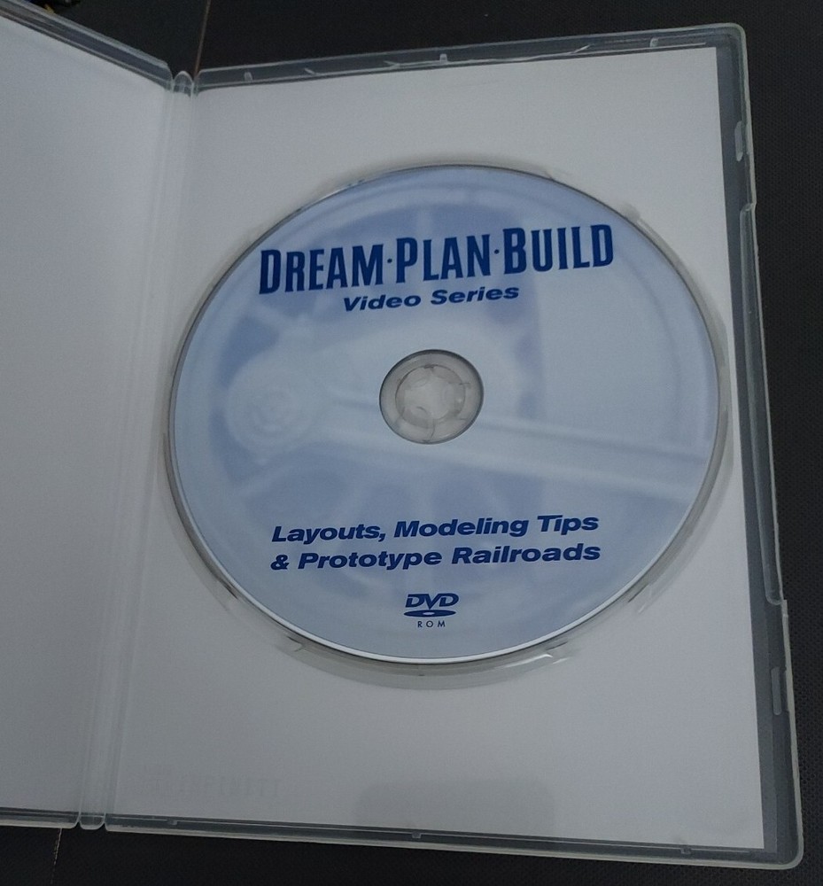 Dream Plan Build Layouts Modeling Tips & Prototype Railroads DVD 2005 Model RR
