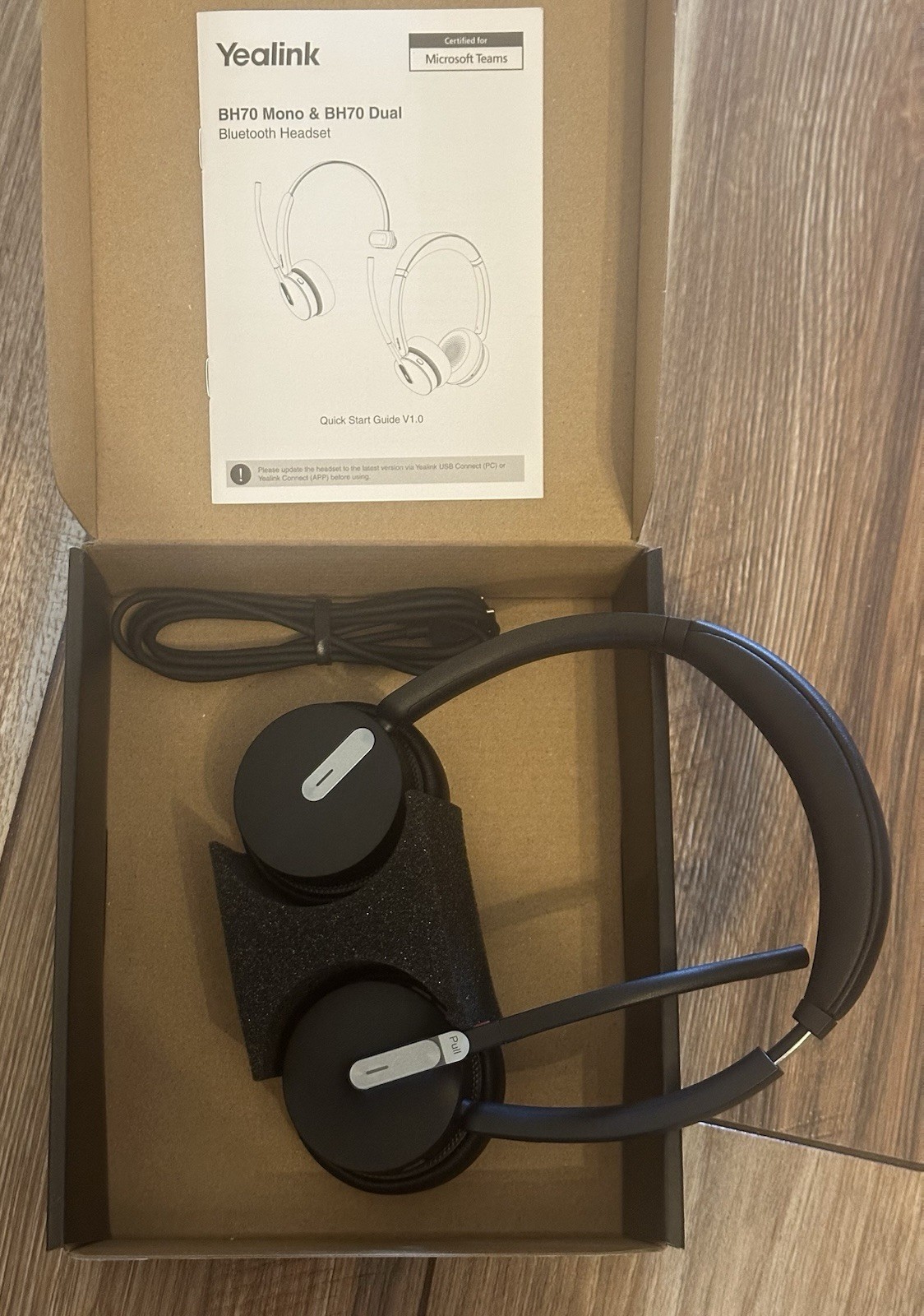 NEW Yealink BH70 Dual UC Bluetooth Headset without dongle