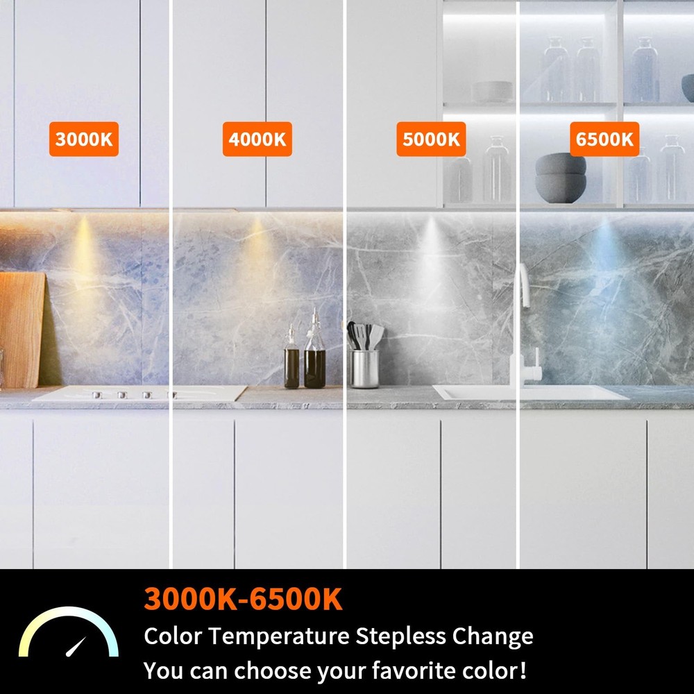 Under Cabinet Lighting Work with Alexa Google Home Assistant App Remote Contr...