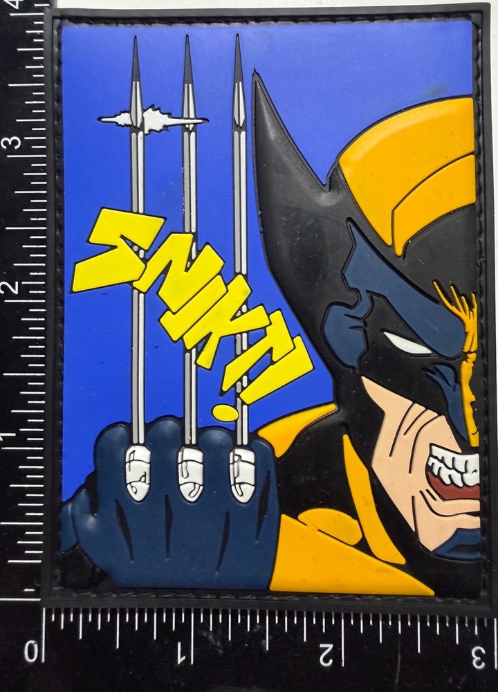 Wolverine Snikt! pvc patch