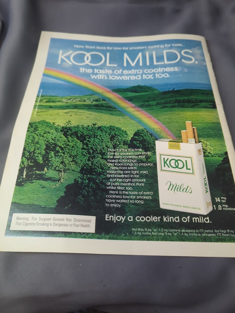 Kool Milds Advertisement 1970s