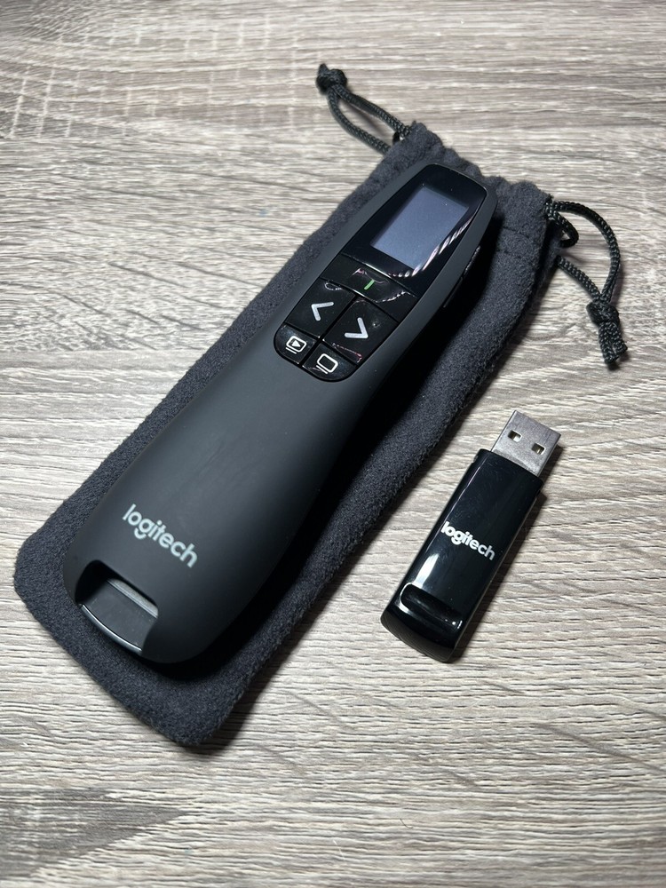 Logitech R800 Wireless Presenter with Laser, Case Included