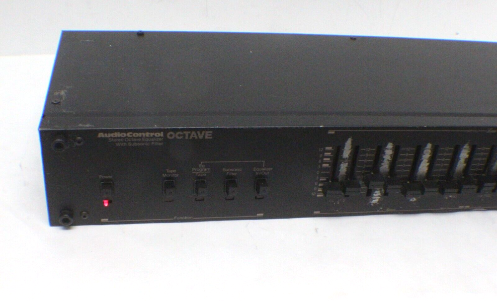 Audio Control Octave Stereo Equalizer Subsonic Filter Stereo