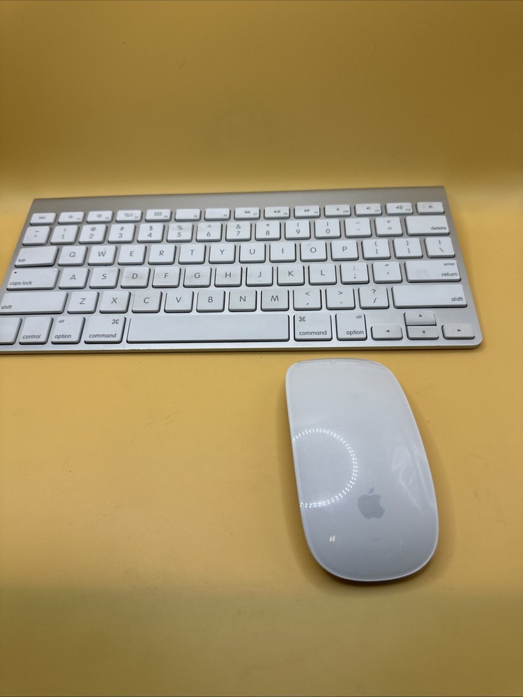 Bundle Apple A1314 Magic Keyboard Bluetooth Magic Mouse A1296 / Free Shipping
