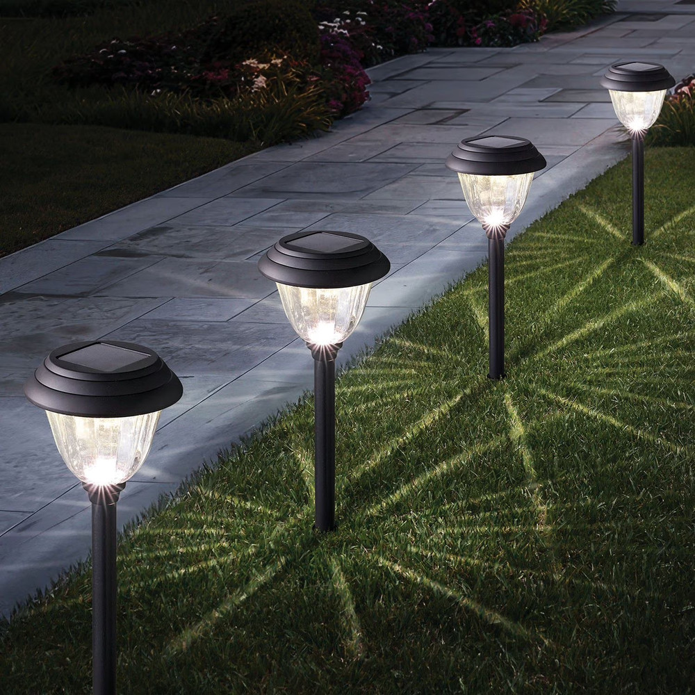 Member's Mark LED Solar Path Lights, 4-Pack