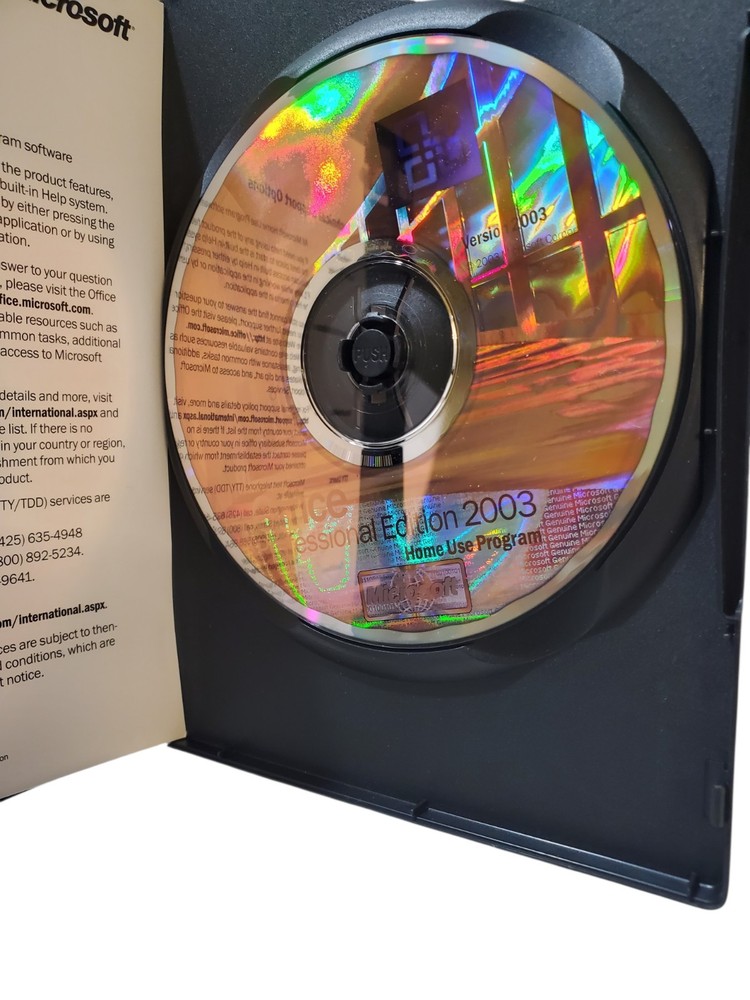 Microsoft Office Professional Edition 2003 Home Use Program with Product Key OEM
