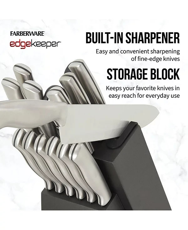 Farberware Edgekeeper 15-Piece Cutlery Set