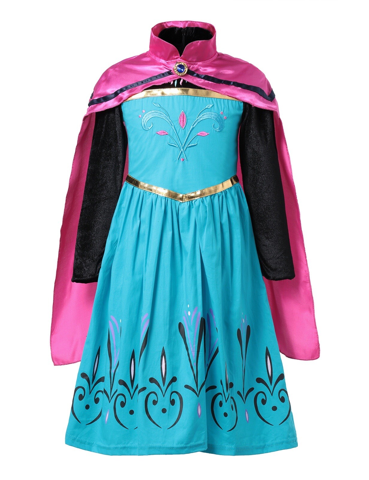 Elsa Frozen Princess Queen Coronation Dress Up Set Girls Costume Fast Shipping