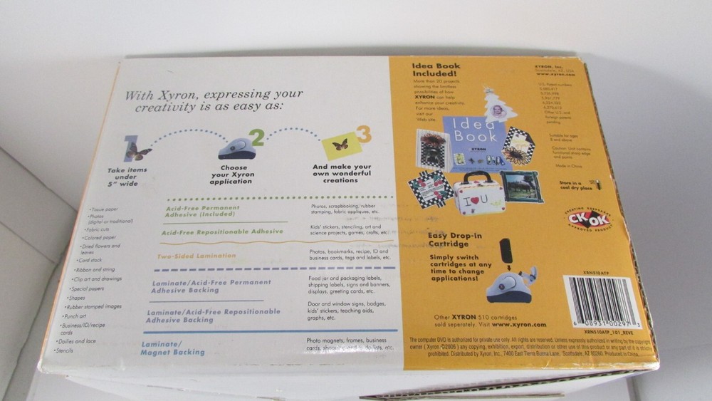 USED Xyron Model 510 Creative Sticker Tool Multi-Use Laminating Machine