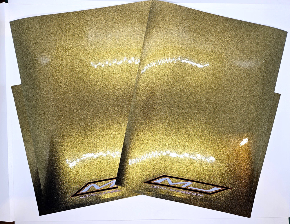 Fork Skins Graphics Covers Glossy Aged Gold Decals Graphics ZERO FX FXS DSR S