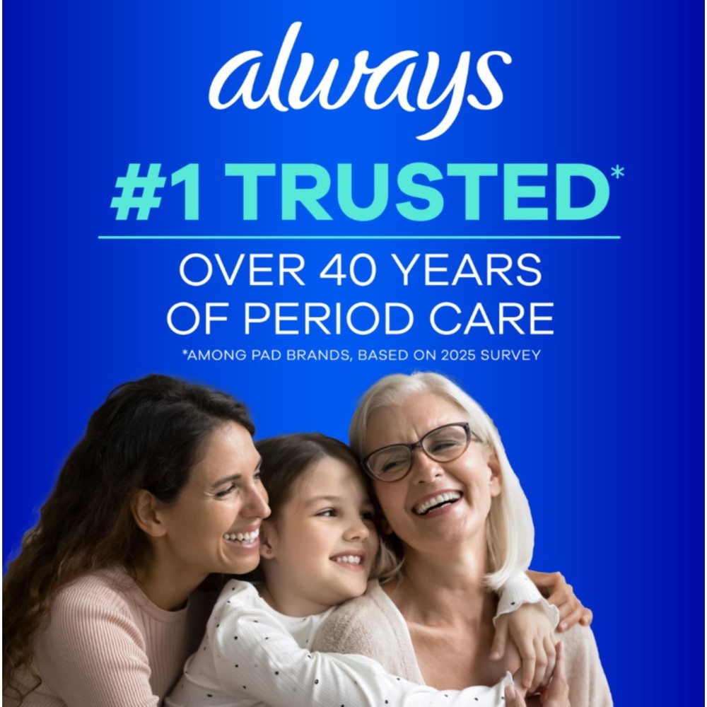 Always Ultra Thin Pads with Wings, Size 2
