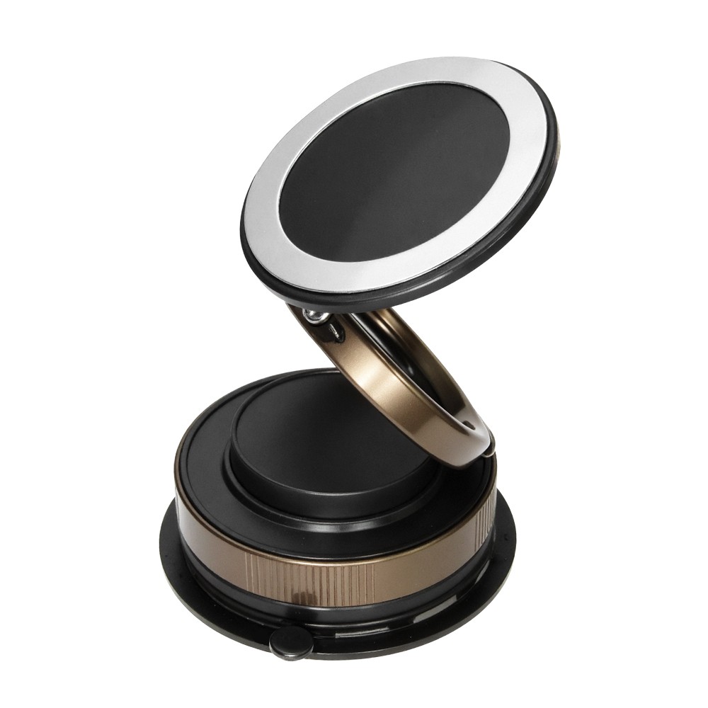360° Vacuum Magnetic Phone Holder-Suction Cup Car Mount with Foldable Stand US
