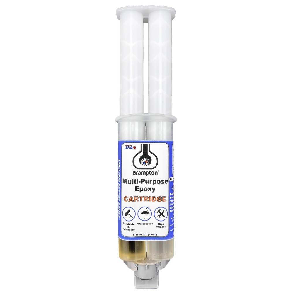 Brampton Multi-Purpose Epoxy, Quick 30-Minute Set, Waterproof 2-Part Epoxy Gl...