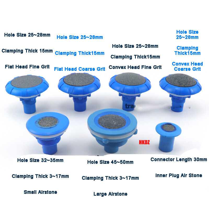 Fish Tank Air Pump Bubble Oxygen Diffuse Disk Stone Plastic Aquarium Pond Plugs