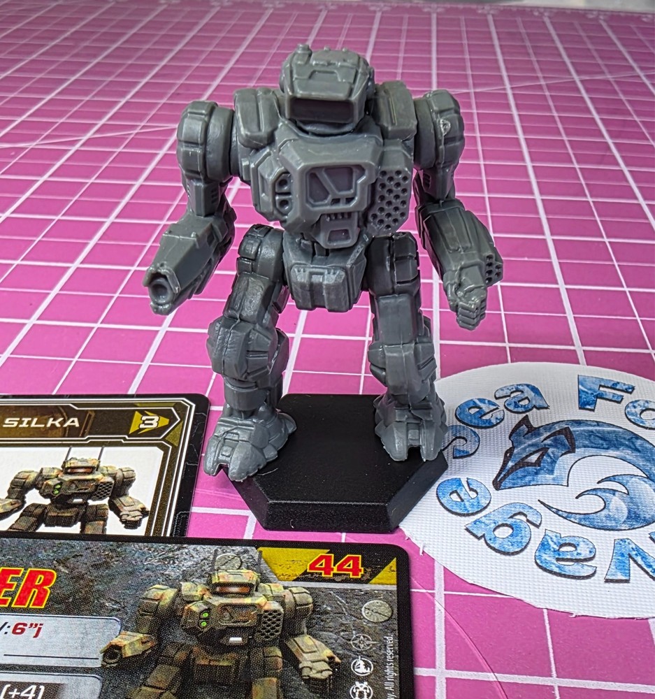 BattleTech Highlander Mech -- ComStar Command Level II + Cards