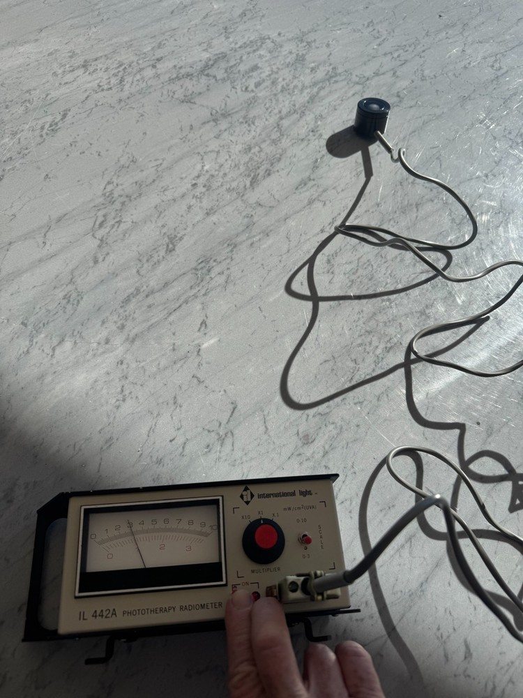 UV A Meter by International Light Model IL 442A with cable and sensor.