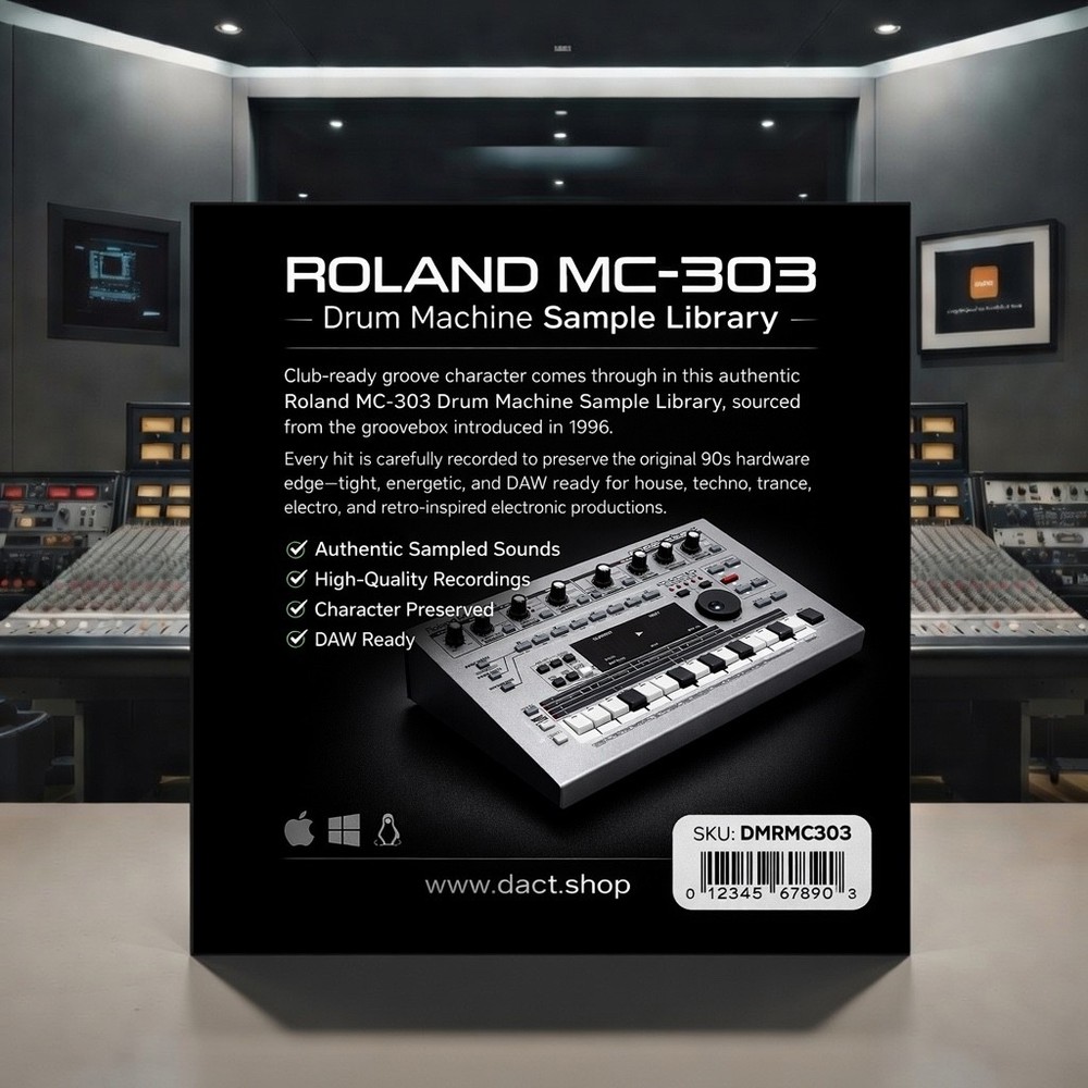 Roland MC-303 Drum Machine Sample Library